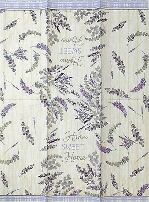 TWO Individual Paper Guest Decoupage Napkins - 1739 Home Sweet Home Foliage