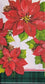 TWO Individual Paper Guest Decoupage Napkins - 2249 Poinsettia Clusters