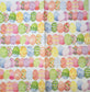 TWO Individual Paper Cocktail Decoupage Napkins - 2333 Colorful Easter Eggs