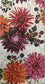 TWO Individual Paper Guest Decoupage Napkins - 1620 Dahlia Garden