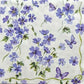 TWO Individual Paper Cocktail Decoupage Napkins - 1958 Purple Spring Flowers