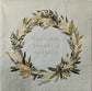 TWO Individual Paper Cocktail Decoupage Napkins - 1600 Grateful Autumn Wreath