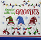 TWO Individual Paper Lunch Decoupage Napkins - 2295 My Christmas Gnomies