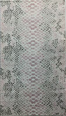 TWO Individual Paper Guest Decoupage Napkins - 1499 Pink & Gray Snakeskin