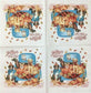 TWO Individual Paper Cocktail Decoupage Napkins - 1664 Truck Harvest with Dogs