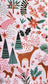 TWO Individual Paper Guest Decoupage Napkins - 2256 Christmas Reindeer Forest