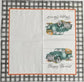 TWO Individual Paper Lunch Decoupage Napkins - Happy Harvest Truck 1038