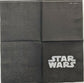 2 Individual Paper Lunch Decoupage Napkins-Star Wars Black w/ Silver Logo 1100