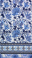 TWO Individual Paper Guest Decoupage Napkins - 2274 Blue Bohemian Floral