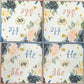 TWO Individual Paper Lunch Decoupage Napkins - 1905 He or She Pink Navy