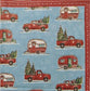 TWO Individual Paper Cocktail Decoupage Napkins- 1770 Christmas Trucks & Campers