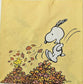 TWO Individual Paper Cocktail Decoupage Napkins- 1665 Snoopy Woodstock Leaf Pile