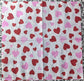 TWO Individual Paper Cocktail Decoupage Napkins - Red/Pink Valentine Hearts 1105