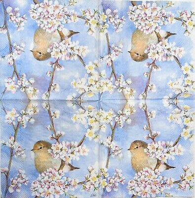 TWO Individual Paper Lunch Decoupage Napkins - 1907 Nature's Harmony