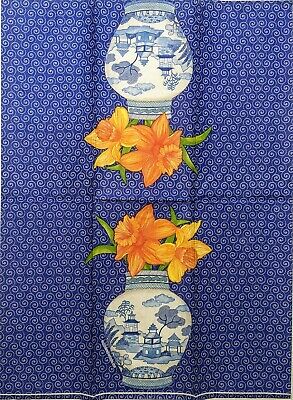 TWO Individual Paper Guest Decoupage Napkins - 1778 Blue Oriental Vase