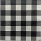 TWO Individual Paper Lunch Decoupage Napkins - Black & White Check 1208