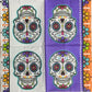 TWO Individual Paper Cocktail Decoupage Napkins - Day of The Dead 1079