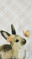 TWO Individual Paper Guest Decoupage Napkins - 2310 Bunny & Butterfly Friends