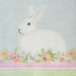 TWO Individual Paper Lunch Decoupage Napkins - 2339 Chic White Easter Bunny