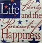 TWO Individual Paper Cocktail Decoupage Napkins - 1396 Patriotic Life & Liberty