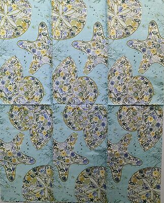 TWO Individual Paper Guest Decoupage Napkins - 1443 Under the Sea - Big & Small