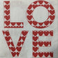 TWO Individual Paper Cocktail Decoupage Napkins - 1756 Valentine Love Hearts