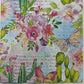 2 Individual Paper Lunch Decoupage Napkins-Desert Flowers / Cacti 1103