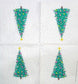 TWO Individual Paper Cocktail Decoupage Napkins - 2038 Colorful Christmas Tree