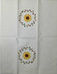 TWO Individual Paper Guest Decoupage Napkins - 1632 Sunflower Wreath