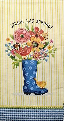 TWO Individual Paper Guest Decoupage Napkins - 1781 Spring Has Sprung Boot