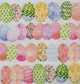 TWO Individual Paper Cocktail Decoupage Napkins - 2333 Colorful Easter Eggs