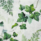 TWO Individual Paper Cocktail Decoupage Napkins - 2353 Elwin Scripted Greens