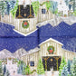 TWO Individual Paper Cocktail Decoupage Napkins - 2184 Christmas Snow Barn