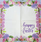 TWO Individual Paper Lunch Decoupage Napkins - 2342 Happy Easter Flowers