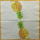 TWO Individual Paper Cocktail Decoupage Napkins - 1408 Pineapple Sprinkle