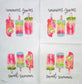 TWO Individual Paper Lunch Decoupage Napkins - 2052 Sweet Summer Popsicles