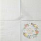 TWO Individual Paper Lunch Decoupage Napkins - 1714 Foil Give Thanks Wreath