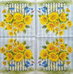 TWO Individual Paper Cocktail Decoupage Napkins - 1952 Sunflower Garden