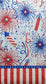 TWO Individual Paper Guest Decoupage Napkins - 2019 Patriotic Fireworks