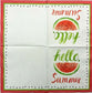 TWO Individual Paper Lunch Decoupage Napkins - Hello Summer Watermelon 1123